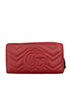 Gucci Marmont Zip Around Wallet, back view